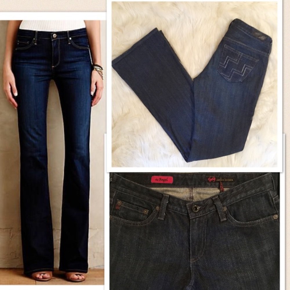 AG Adriano Goldschmied Angel zigzag pocket jeans